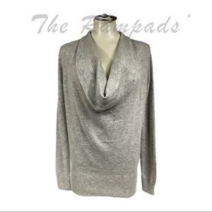 Gray Ann Taylor Cowl Neck Sweater Size Medium